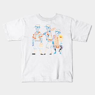 Old Timey Baseball Players Kids T-Shirt
